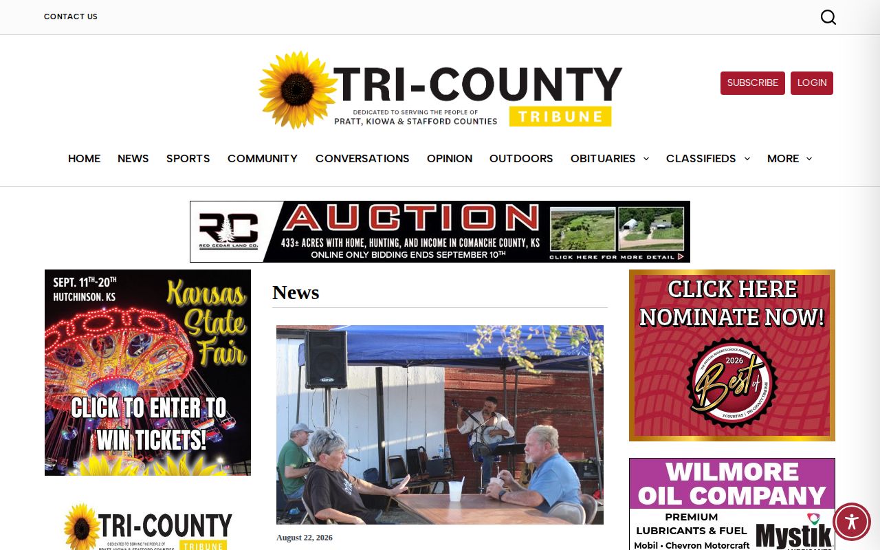 Tri-County Tribune Kiowa County local crime news source